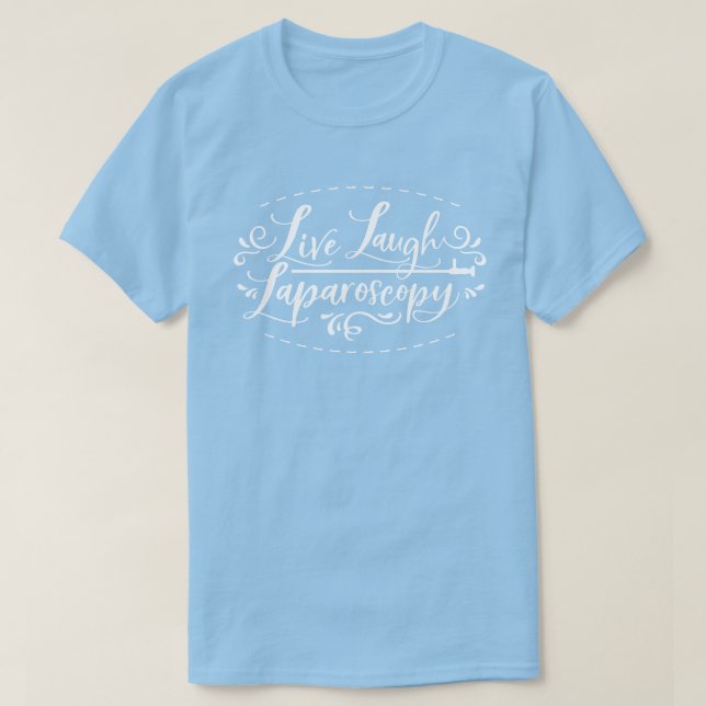 T-shirt Laparoscopie Rire en direct (Design devant)