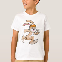 Lapin à courir avec bandeau