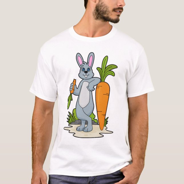 T-shirt Lapin à la carotte (Devant)