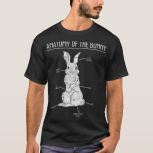 T-shirt Lapin Anatomie Lapin Amoureux Animal Animaux Anima