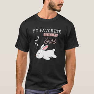 T-shirt Lapin Animal Ma Chemise Dormant Favorite Rabbit Sl