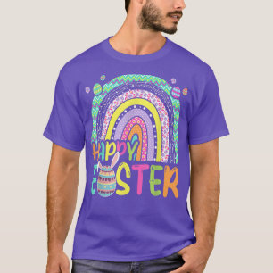 T-shirt Lapin arc-en-ciel de Pâques Rabbit de Pâques Chass
