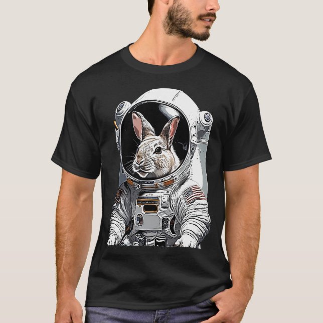 T-shirt Lapin astronaute (Devant)