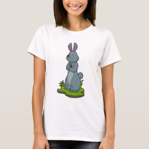 T-shirt Lapin aux fleurs
