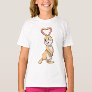 T-shirt Lapin avec coeur