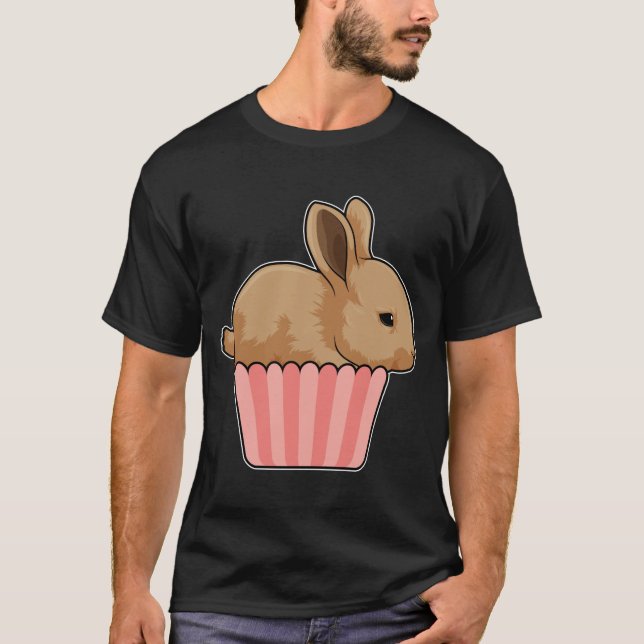 T-shirt Lapin avec muffin (Devant)