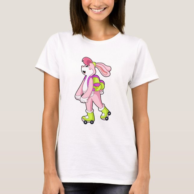 T-shirt Lapin avec roulettes (Devant)