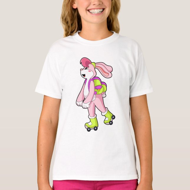 T-shirt Lapin avec roulettes (Devant)