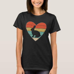 T-shirt Lapin Coeur Rabbit Année 2023 Oeuf de Pâques Amour