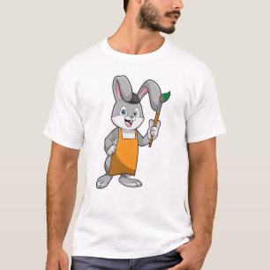 T-shirt Lapin comme Peintre avec pinceau