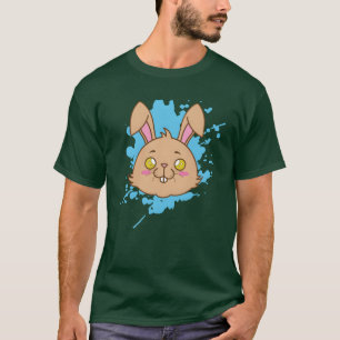 T-shirt Lapin dans le style Kawaii japonais Animal ami