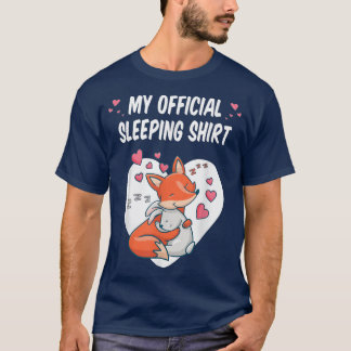 T-shirt lapin de chemise de sommeil et de câlins