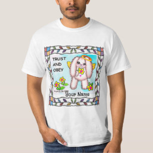 T-shirt lapin de confiance chrétien