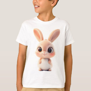 T-shirt Lapin de dessin animé mignon – Conception de lapin