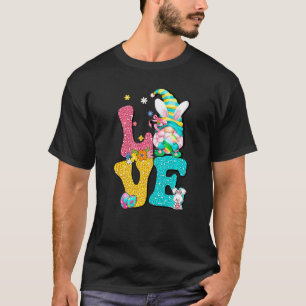 T-shirt Lapin de gnome d'amour Léopard de chasse de printe
