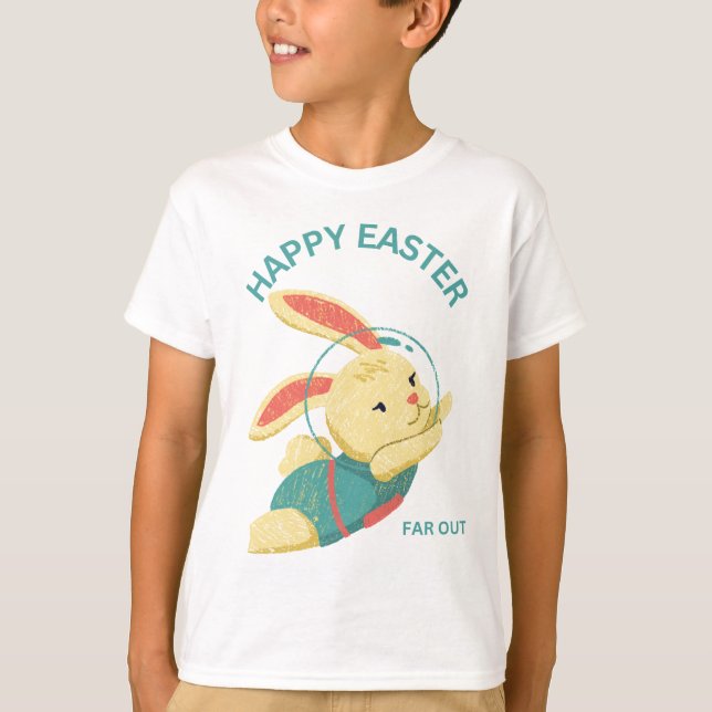 T-shirt Lapin De L'Espace Loin (Devant)