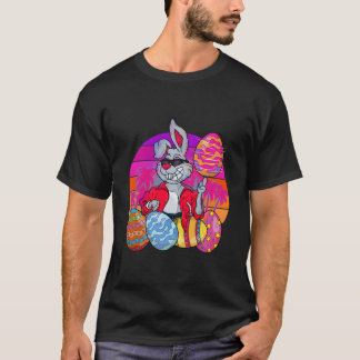 T-shirt Lapin de Miami Animal de compagnie Œufs de Pâques