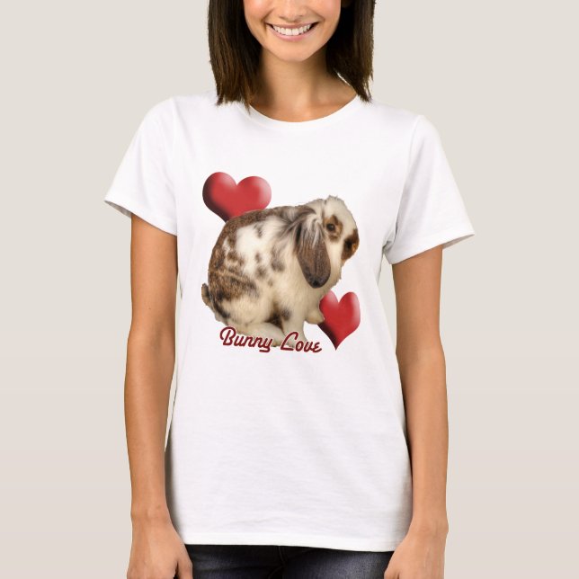 T-shirt Lapin de Mini-Lop (Devant)