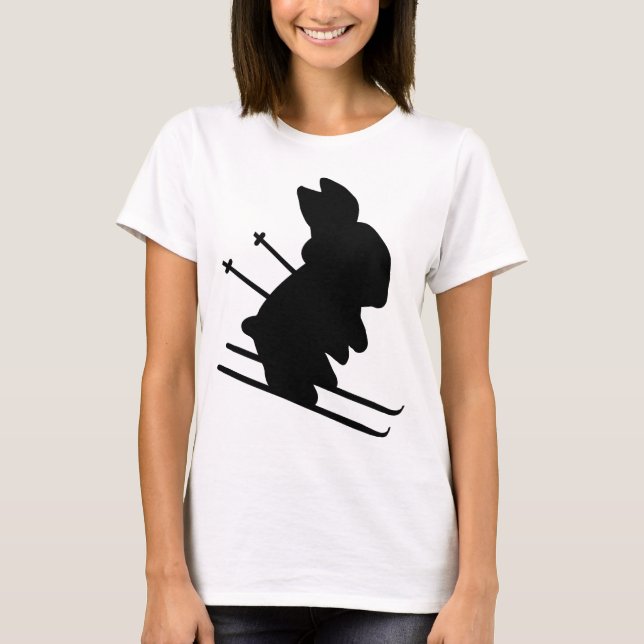 T-shirt lapin de neige (Devant)