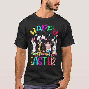T-shirt Lapin de Pâques Chat Dachshund Gnomes Assortis K