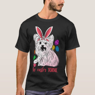 T-shirt Lapin de Pâques Chien Amoureux de Yorkie