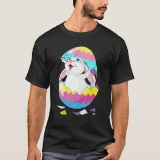 T-shirt Lapin De Pâques Hatchs D'Oeufs Drôle