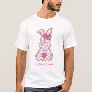 T-shirt Lapin de Pâques Heureuses Filles de Pâques Femmes