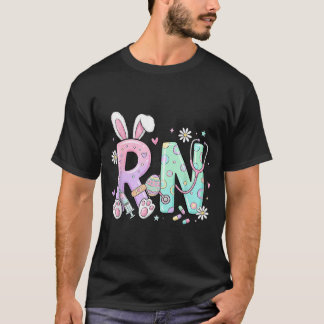 T-shirt Lapin de Pâques infirmière RN infirmière diplômée 
