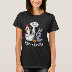 T-shirt Lapin de Pâques Joyeux Poulet Pas Encore Drôle Hom