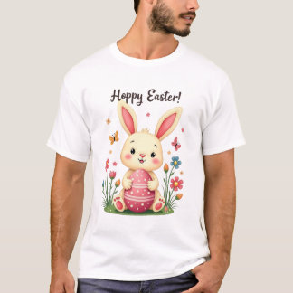 T-shirt lapin de Pâques mignonne - Conception d'oe