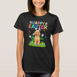 T-shirt Lapin de Pâques Œuf Jouet Drôle Poodle Chien Pâque
