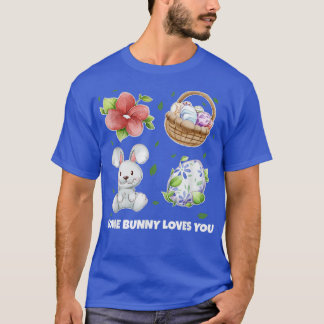 T-shirt Lapin De Pâques, Un Petit Lapin Vous Aime 353
