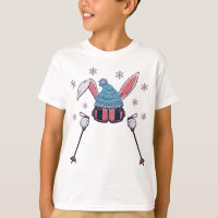 Lapin de ski en laine factice humour d'hiver