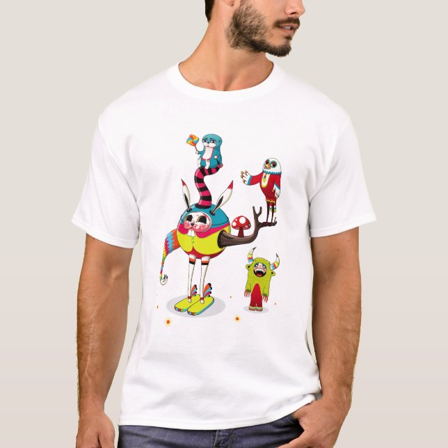 T-shirt Lapin de sucrerie (Devant)