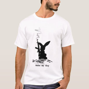 T-shirt Lapin de tueur - faites mon jour