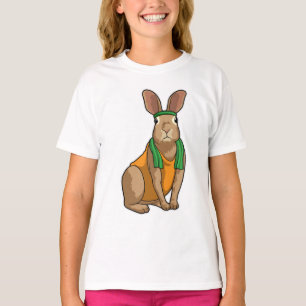 T-shirt Lapin en coureur avec serviette