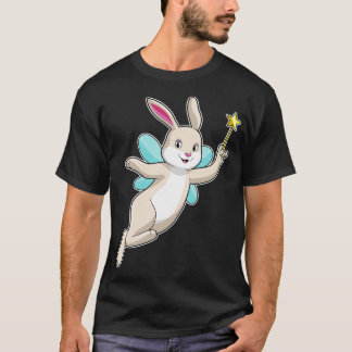 T-shirt Lapin en fée avec baguette magique