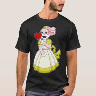 T-shirt Lapin en Mariée avec robe Mariage