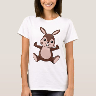 T-shirt Lapin farci Brown