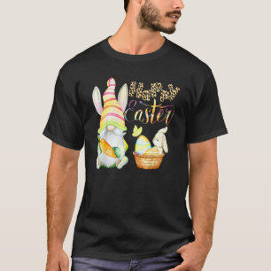 T-shirt Lapin Gnome Rabbit Oeufs Chasse Joyeux Jour de Pâq