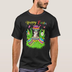 T-shirt Lapin Lapin Floral Oeuf de Pâques Drôle Rabbit Eas
