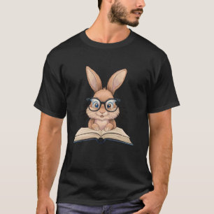 T-shirt Lapin lisant un livre Bunny Bookworm