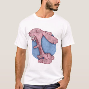 T-shirt Lapin mauvais rose