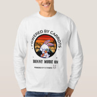 T-Shirt Lapin Mignon Enlacant une Carotte au Couch