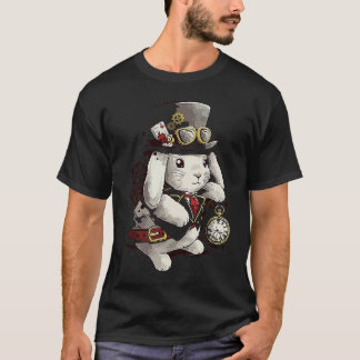 T-shirt Lapin Steampunk Rabbit Steampunk Bunny