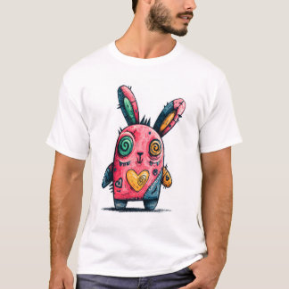 T-shirt Lapin Voodoo - Rêves Spiraux