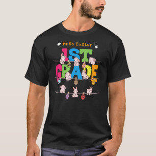 T-shirt Lapins de Pâques 1re année Alpha Fr Soeur Chrétien