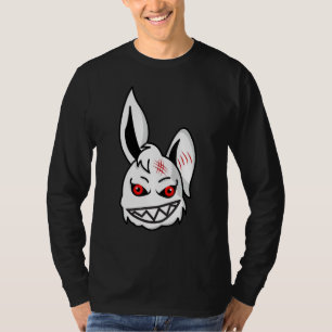 T-shirt Lapins de Pâques déplaisants Effrayant Rabbit de P
