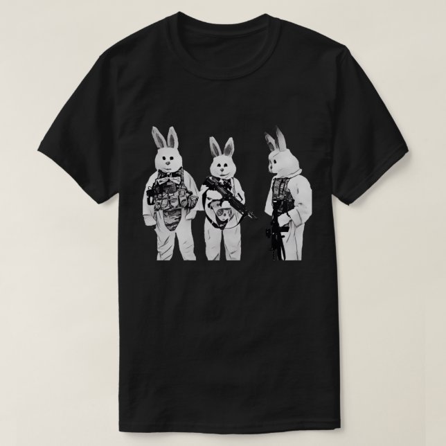 T-shirt Lapins de Pâques d'opérateur (Design devant)