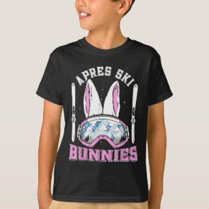 T-shirt Laprès-ski Bunnies Snow Bunny Skieuses Femmes Ski